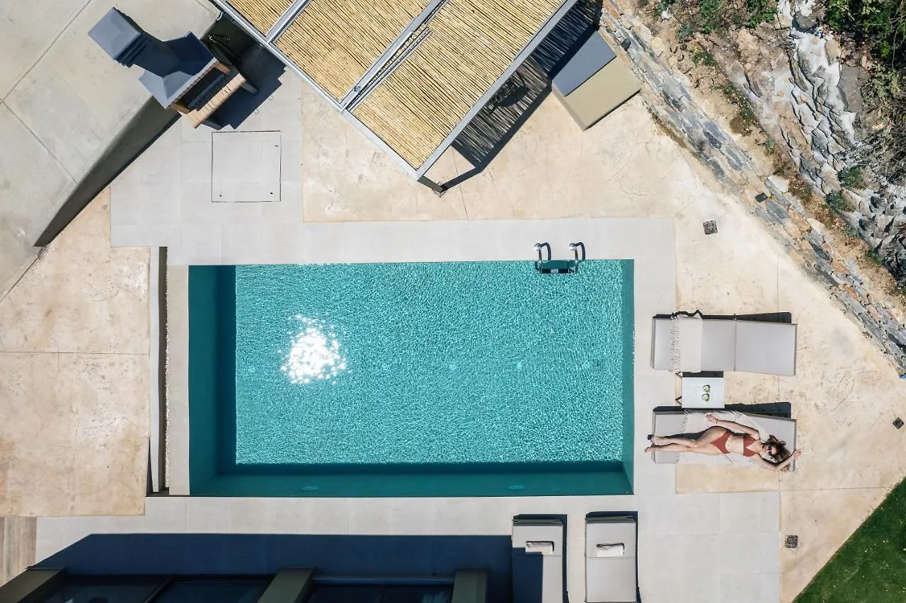 Sigma Villa, Private Swimming Pool Garden, Panoramic Sunset Rethymno